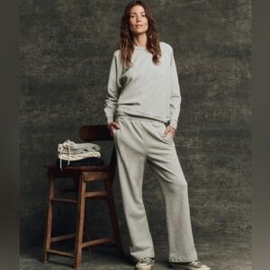 The Great The Victory Sweatpants in Varsity Grey